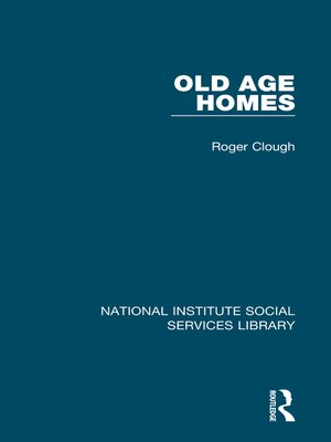 cover image of Old Age Homes